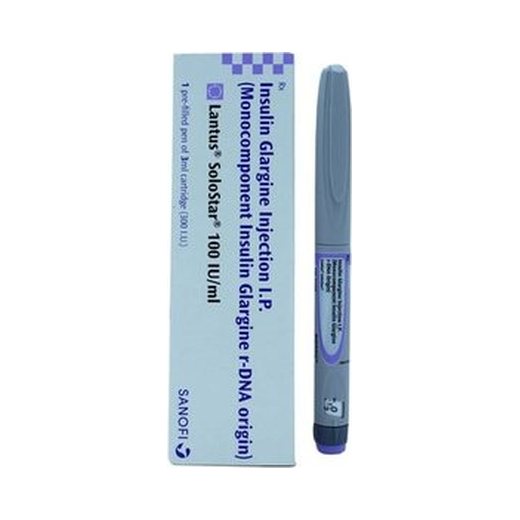 Lantus SoloStar insulin glargine pen and carton