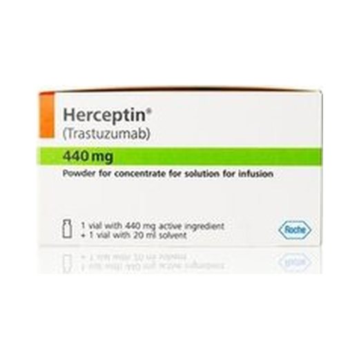 Herceptin trastuzumab 440mg powder for infusion carton